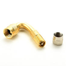 45 Degree Angle Brass Air Tyre Valve Schrader Valve Stem with Extension Adapter for Car Truck Motorcycle air valve 2024 - buy cheap