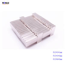 10pcs/set Strong Neodymium Magnet Cuboid NdFeB Rare Earth Craft 12*6*3mm 2024 - buy cheap