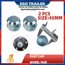 Egotrailer reposição de cubo de roda, 2 peças, 45mm, metálico, poeira, lubrificante, rolamento de trailer 2024 - compre barato