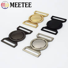 Meetee 2pcs/4pcs 25mm Metal Coat Belt Buckle Clothes Hasp Hooks DIY Clothing Decorative Buckle Sewing Craft Accessories CN031 2024 - buy cheap