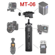 Marsace MT-06 mesa leve mini tripé com panorâmica ballhead 1/4 montagem para vídeo vlog para smartphone câmera mirrorless 2024 - compre barato