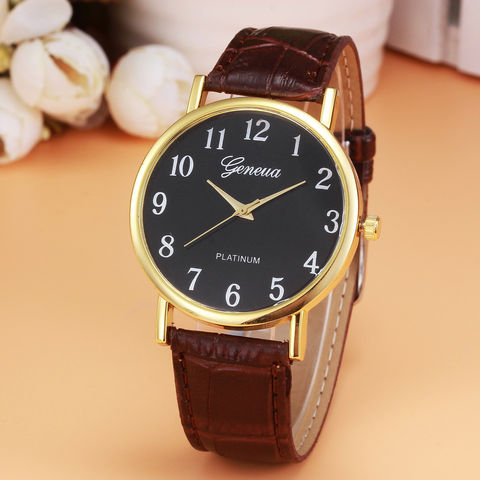 Модные повседневные женские часы мужские Ретро дизайн кожаный ремешок аналоговые женские часы из сплава круглые кварцевые наручные часы relogio feminino 2022 - купить недорого