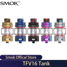 Оригинальный бак SMOK TFV16 Sub Ohm 9 мл Верхняя заправка электронная сигарета испаритель система воздушного потока 510 резьба электронные сигареты распылитель 2024 - купить недорого