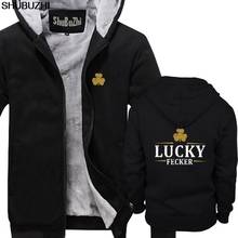 Sudadera gruesa con capucha para hombre, abrigo cálido con gráfico de Lucky Fecker, Guinness, St Patricks Day, Ireland Saint L21, sbz435 2024 - compra barato