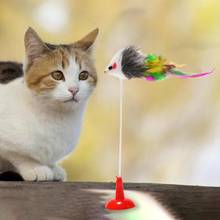 Brinquedo engraçado do gato do animal de estimação otário primavera simulação falsa rato gatos gatinho teaser brinquedos interativos exercício gato garras plástico e pelúcia 2024 - compre barato