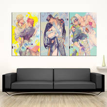 Wtq pintura em tela anime posters jojo bizarro aventura decoração da parede retro poster arte da parede imagem decoração casa quarto 2024 - compre barato