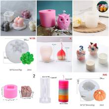 DIY 3D Owl Cloud Candle Mold Handmade Aromatherapy Candle Molds Candles Mould Soy Wax Candle Mold Aromatherapy Plaster Candle 2024 - buy cheap