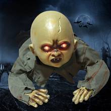 Halloween Decoration, Animated Crawling Baby Zombie Scary Ghost Babies Doll Haunted Halloween Decor Props Supplies 2024 - buy cheap