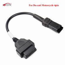 Новое поступление OBD кабель мотоцикла для Du * ТОКС 4 контактный разъем Диагностический кабель 4Pin для OBD2 16 Pin адаптер 2024 - купить недорого