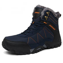 Waterproof Hiking shoes men winter warm Hiking boots Comfortable Outdoor shoes men women Trekking shoes zapatos de hombre 2024 - buy cheap