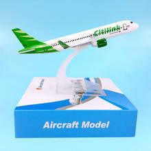 16CM 1:400 Scale Airbus A320-200 Model Toys Indonesia Citilink Airline Aircraft Plane Airliner Display Collection Gifts Souvenir 2024 - buy cheap