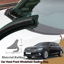 Rubber Car Seal Strip Windshied Spoiler Filler Protect Edge Weatherstrip Strips Sticker Accessories For Kia K7 Cadenza 2011-2020 2024 - buy cheap