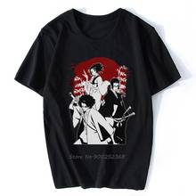 Trendy Samurai Champloo T Shirt Men Short Sleeves Pure Cotton Tee O- Neck Japanese Manga Anime Lover T-shirt Harajuku Top 2024 - buy cheap