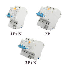 DPNL DZ47LE-63 1P + N 2P 3P + N 4P 20A 230 В 50 Гц 60 гц автоматический выключатель с защитой от перегрузки по току и утечки RCBO 2024 - купить недорого