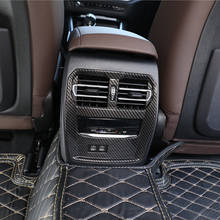 Углеродное волокно Стиль для BMW 3 серии G20 G28 325 2019 2020 год, АБС-пластик, автомобильный сзади, устанавливаемое на вентиляционное отверстие в салоне автомобиля декоративная рамка аксессуары 2024 - купить недорого