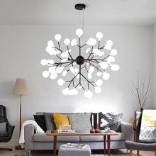 Lámpara colgante moderna Led, accesorio de iluminación para sala de estar, dormitorio, habitación de niños, decoración interior, suspensión de Rama, luces de araña 2024 - compra barato