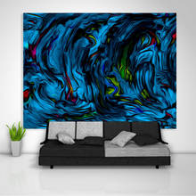 Abstract Colorful Tapestry Art Wall Hanging Sofa Table Bed Cover Home Decor 2024 - buy cheap