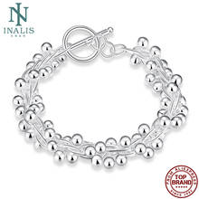 INALIS Fashion Silver Plated Bracelet Creative Spherical Neutral Bracelet Boutique Selling Friends Romantic Anniversary Gift 2024 - buy cheap