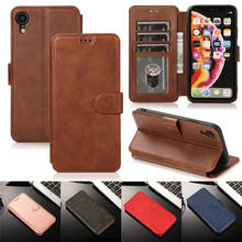 Luxury Leather Case For iPhone XR XS Max X 8 Magnetic Wallet Flip Card Holder Stand Protection Cover Etui For Samsung A20E Cpque 2024 - buy cheap