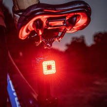 16 LED Smart Light Bicycle Super Bright Flasher Rear Light Cycling Start/Stop Brake Sensing Light Waterproof Riding Taillights 2024 - buy cheap