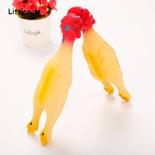 Pet Dog Toys PVC Enamel Material Rubber Screaming Chicken Squeak Toys Squeeze Sound And Bite Dog Toy Supplies 4 Size for all pet 2024 - buy cheap