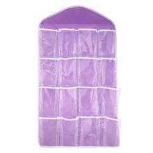 16 Grids Foldable Wardrobe Hanging Bags Container Clothing Underwear Bras Socks Ties Hanger Shoes Storage Bag Drop Shipping 2024 - buy cheap