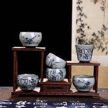 Ручная Роспись Цзиндэчжэнь, керамическая чашка, одинарная чашка, одинарная чашка, домашний чайный столик, чай кунг-фу 2024 - купить недорого