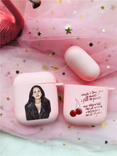 Lana Del Rey Lust For Life, Funda de silicona suave esmerilada rosa para Apple airpods, accesorios para auriculares inalámbricos, Funda Coque 2024 - compra barato