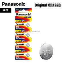 4Pcs/Lot Panasonic 100% Original CR1220 Button Cell Battery For Watch Car Remote Key cr 1220 ECR1220 GPCR1220 3v Lithium Battery 2024 - buy cheap