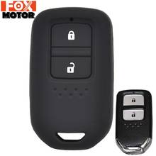 For Honda HR-V Vezel Fit Jazz City Civic Accord Silicone Remote Key Case Fob Shell Cover Skin Holder 2 Button 2015-2018 2024 - buy cheap