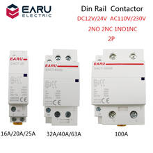 Kit de interruptor, controlador de interruptor, 2p, 16-100a, ac 110v, 220v, 50/60hz, trilho din, casa, hotel inteligente 2024 - compre barato