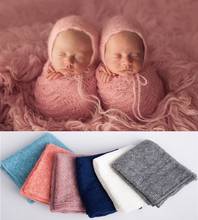 wrap baby  mohair  newborn photography props accessories  baby wrap blanket props newborn photo 2024 - buy cheap