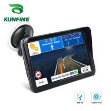Navegador GPS con pantalla táctil de 9 pulgadas para coche, 8GB, DDR256M, DVR, grabador de vídeo para camión, AV-IN, Bluetooth, Radio FM 2024 - compra barato