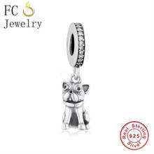 FC Jewelry Fit Original Pan Charms Bracelet 925 Sterling Silver 3D French Bulldog Loyal Friend Dog Bead For Making Berloque 2024 - buy cheap