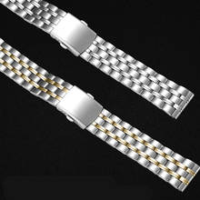 Watch Strap 20mm Correa 20mm 22mm Watch Band Stainless Steel Gold Strap Silver Watch Bracelet 22mm 20mm Band Watch Belt Pulseira 2024 - buy cheap