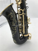 Hot sale saxophone black Alto brass engraving mode black gold Sax musical instruments professional saxophone 2024 - buy cheap