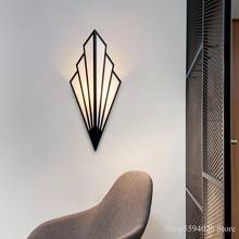 Lámpara Led de pared para decoración de sala de estar, candelabro de pared de estilo nórdico, creativa, para dormitorio y mesita de noche 2024 - compra barato