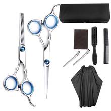 6 Style Clippers Thinning Scissors Salon Professional Barber Hair Scissors Hair Trimmer Hairdresser's Shears Hairdressing Set 2024 - buy cheap