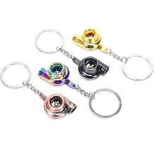 Real Whistle Sound Turbo Keychain Sleeve Bearing Spinning Auto Part Model Turbine Turbocharger Key Chain Ring Keyfob Keyring 2024 - buy cheap