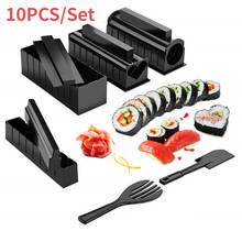 10Pcs/Set DIY Sushi Making Kit Roll Sushi Maker Rice Roll Mold Kitchen Sushi ToolsKitchen Tools Japanese Sushi Cooking Tools 2024 - buy cheap