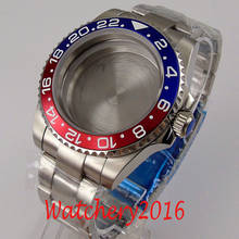 Ajuste para movimiento NH35, NH35A, NH36, NH36A, GMT, reloj Oyster, pulsera, inserto de bisel rojo y azul, piezas de caja de reloj de 40MM 2024 - compra barato