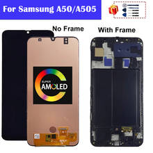 pantalla samsung a50 SUPER AMOLED para Samsung galaxy A50 A505F/DS A505F A505FD A505A pantalla LCD con montaje de digitalizador con pantalla táctil envío gratis 2024 - compra barato