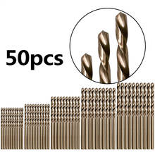 50Pcs Cobalt Drill Bit High Strength 1mm-3mm Drill Force Tool M35 Cobalt Drill Set For Hardened Steel Drilling 2024 - buy cheap