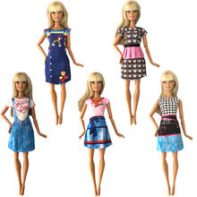 NK 5 Set Newest Doll High-Quality Clothing Casual dresses fashion clothing For Barbie Dolls children Best Gifts  108A 6X 2024 - buy cheap
