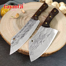 Cuchillo de cocina de acero inoxidable 5Cr15mov, cuchillo de Chef, afilado, rebanador, cortador de carne, juego de Cuchillos Forjados 2024 - compra barato