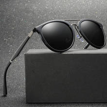 Brand design unisex cat eye TR90 polarized  sunglasses driving outdoor sports mirrors male anti-UV anti-glare goggles 2024 - buy cheap