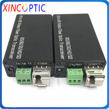 1Ch Mini Bi Directional 12G-SDI to Fiber Converter with 1Ch Forward Video+ 1Ch Backward Video with SMF SX LC 20KM LC SFP 2024 - buy cheap