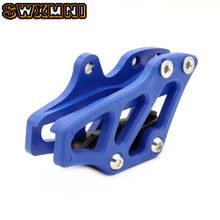 1 X Blue Plastic Chain Guide Guard Protector for Yamaha YZ WR 125 250 250F 450F 250FX 450FX 2007-2019 WR250F WR450F 2015-2019 2024 - buy cheap