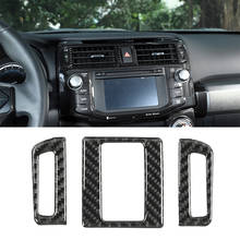 Decalque de decoração para toyota 4runner 2010-2020, saída de ar condicionado, acabamento em fibra de carbono 2024 - compre barato