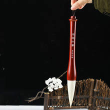 Woolen Hair Chinese Calligraphy Painting Writing Brush Hopper-shaped Large Regular Script Handwriting Practice Craft Supply 2024 - buy cheap